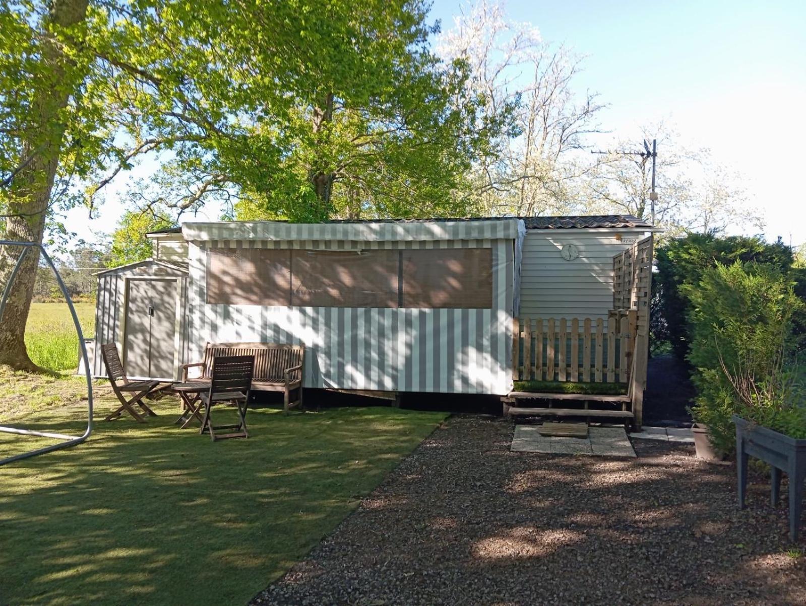 Mobil Home La Lande Mimizan-Plage Exteriör bild